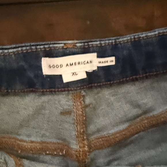 Good American Power Pull Stretch Classic Blue Jeans XL - Picture 4 of 5